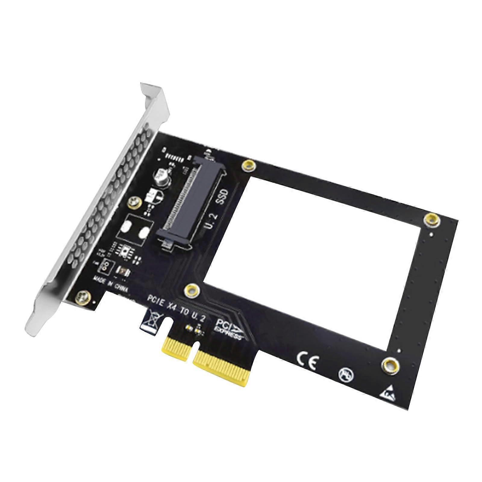 PCIe U.2 NVMe Expansion Card with Speed Data Transfer and HotSwappable Adapter