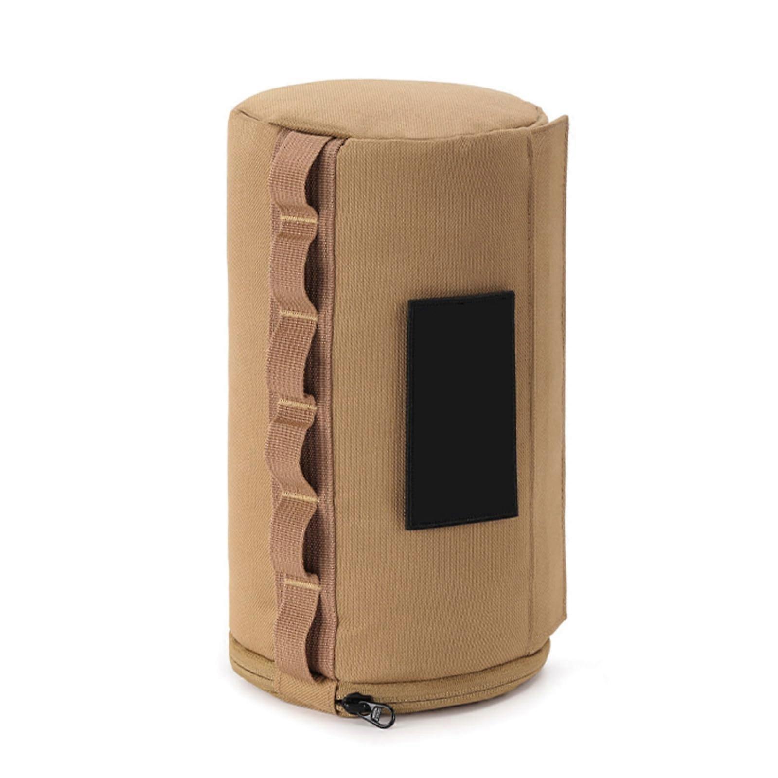 Waterproof Canvas Camping Pouch with Quick Access and Dry Tissue Protection, Mud Color