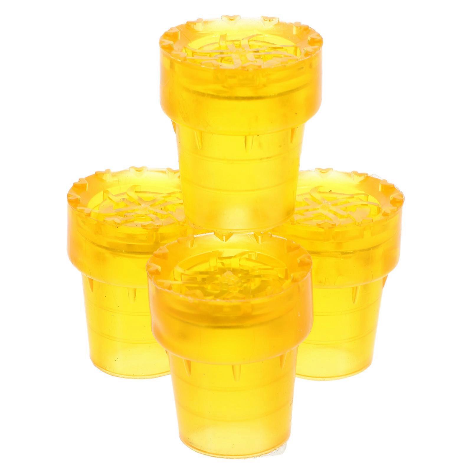 Nonskid Cane Tips Rubber Walking Pole Tips Replacement 4Pcs for Safety