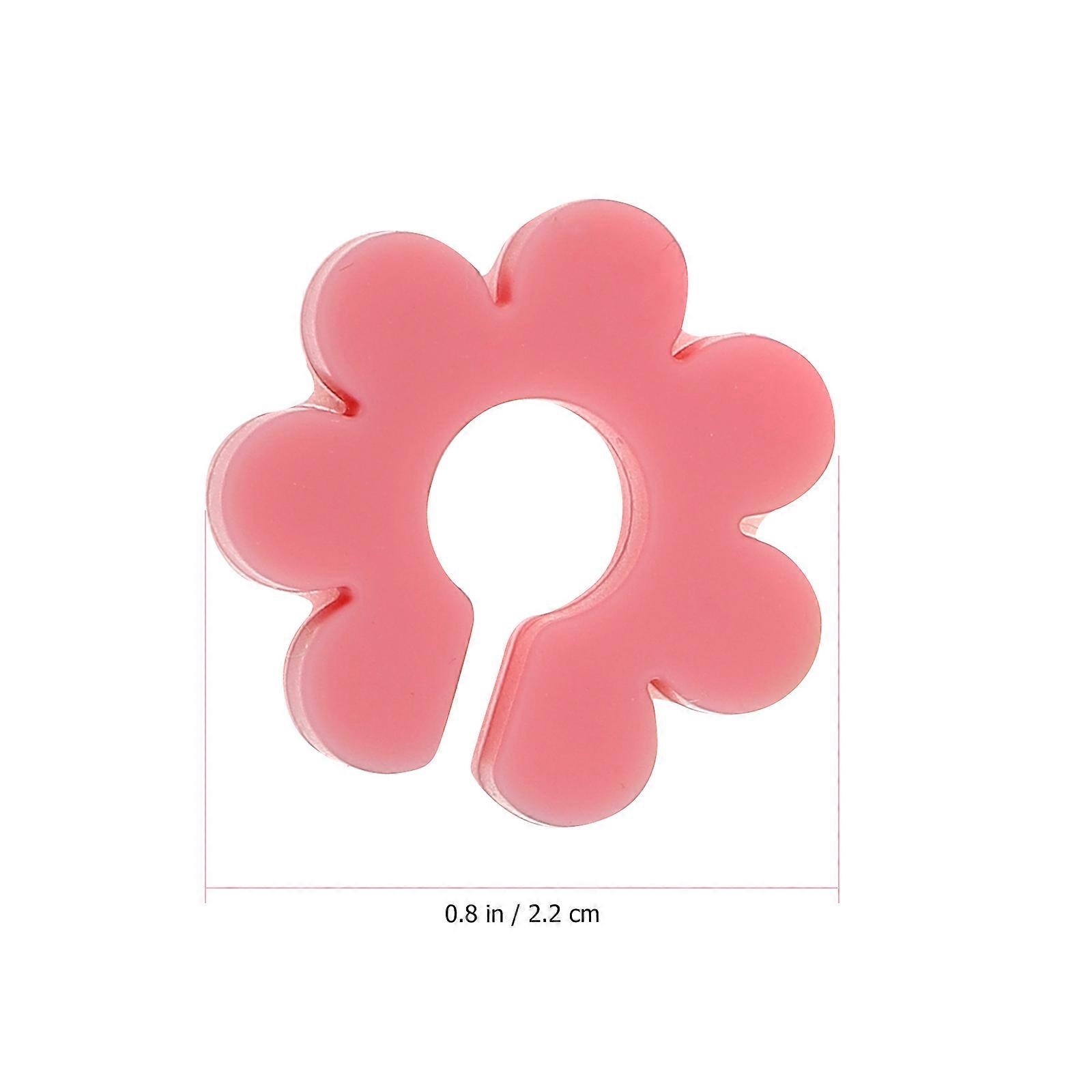 Perforation Design Wine Glass Markers for Drink Identification 16Pcs