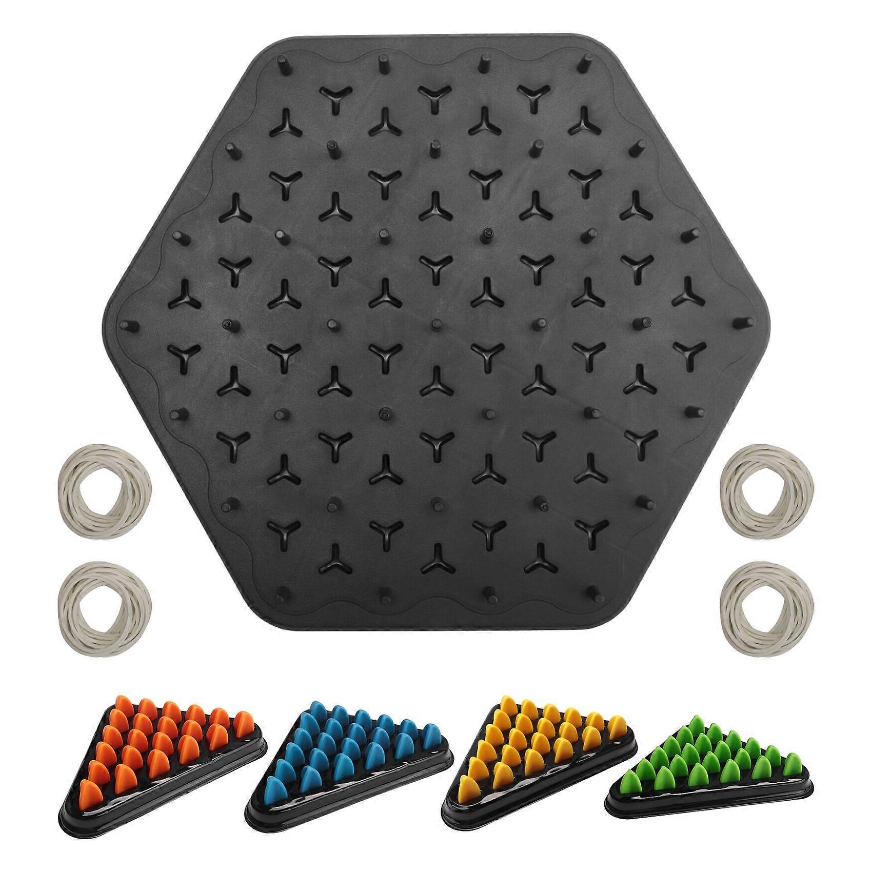 Geometric Chain Chess Puzzle Triangle Chess Tabletop Game Family Interactive Exercise Thinking Children Logic