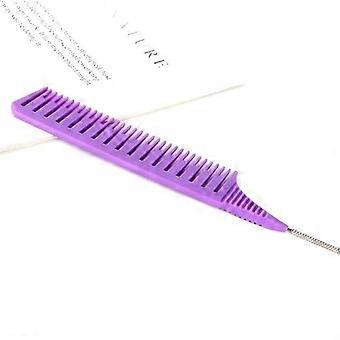 Lot de 3 peignes à dents fines en métal antistatiques pour coiffure, queue de rat