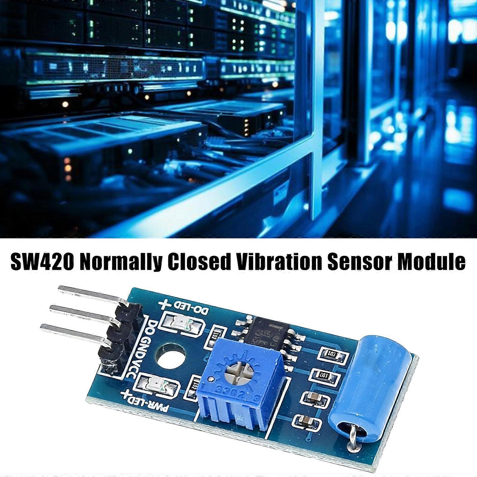 5Pcs SW420 Vibration Sensory Module Low Frequency Motion Detection Application Vibration Switcher For Microcontroller Multicolor
