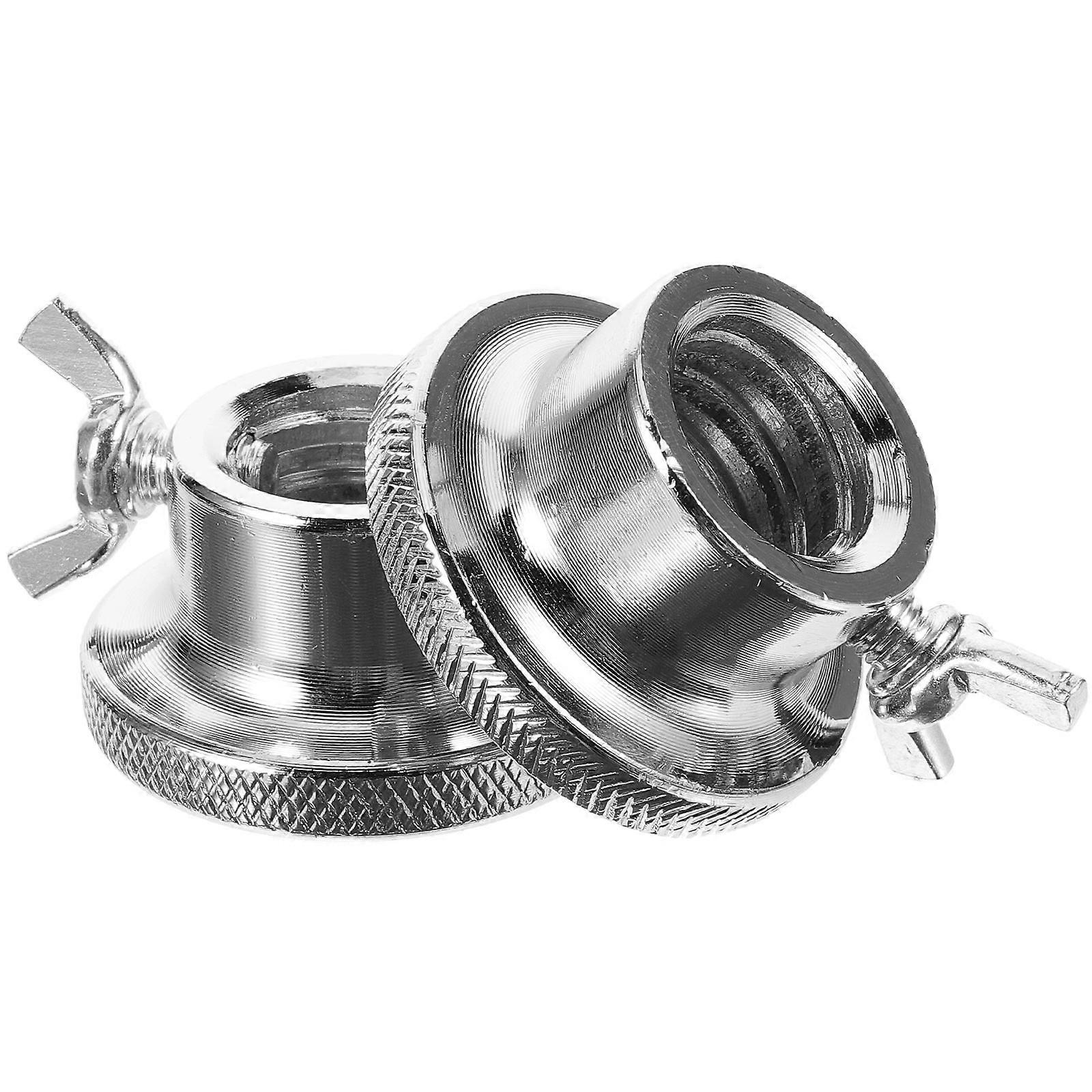 Écrou hexagonal double verrouillage pour haltères, 2 vis de serrage argentées