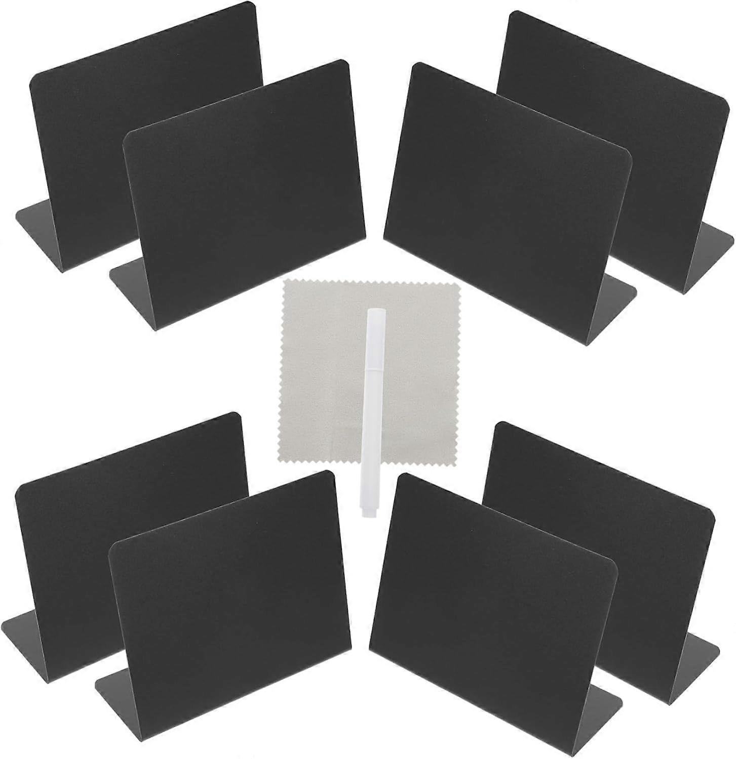 Small Tabletop Chalkboard with Stable Stand, Erasable Memo