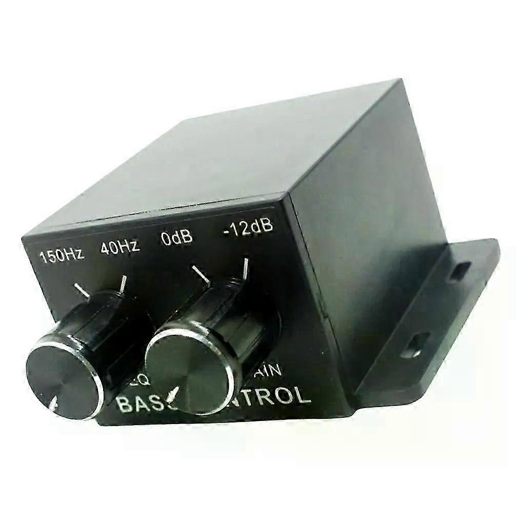 Auto Power Amplifier Compact Adjustable Bass Subwoofer Equalizer Universal Crossover Controller compatible with Car Accessories