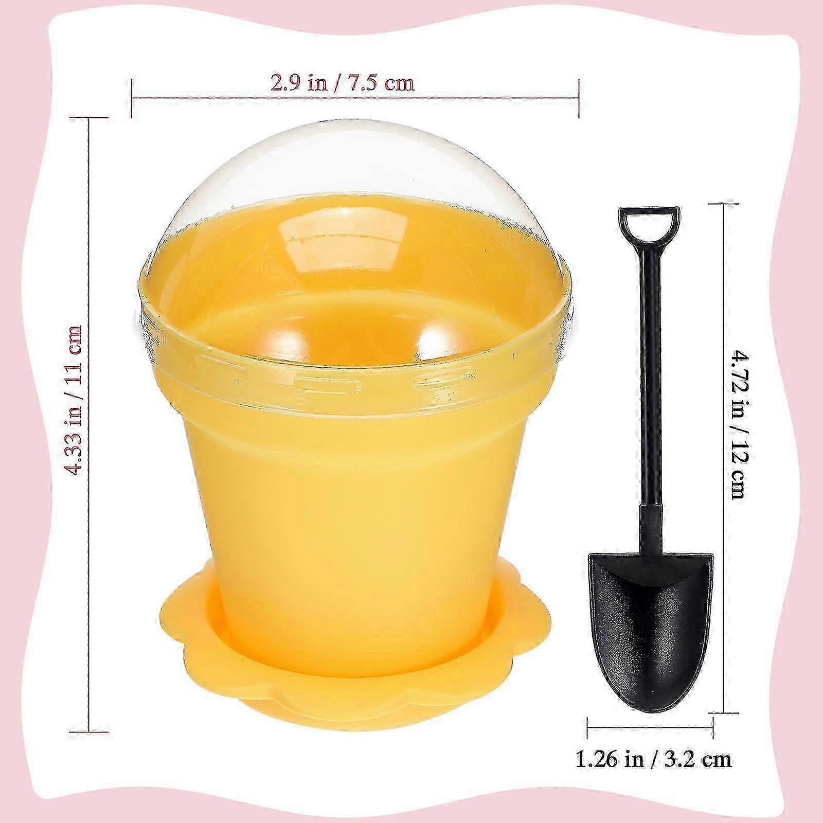 Dessert Cups | Ice Cream Cups | 10 Sets | Assorted Colors