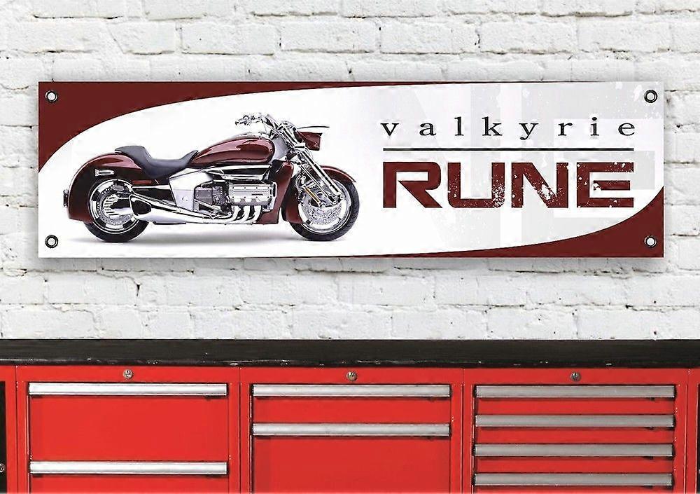 VALKYRIE RUNE RODE BANNER FB0630