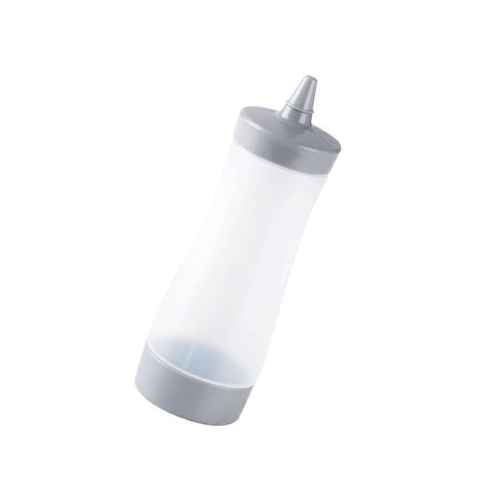 Squeeze Bottle Condiment Dispenser for Sauce Storage Grey