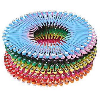 Conjunto de 13 pentes elásticos para cabelo feminino, com strass, em formato de círculo flexível. Faixa de cabeça elástica antiderrapante para cabelos grossos e finos, ideal para penteados presos e uso diário (cor aleatória).