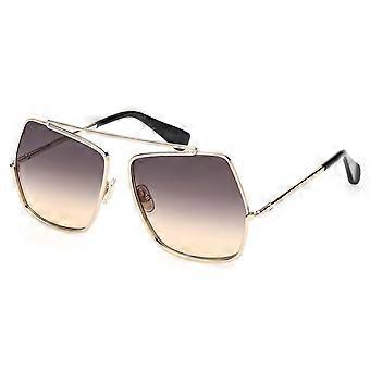 Max Mara MM0102 ELSAPETITE 32B Full Rim  Women Pilot Sunglasses UV2 Original
