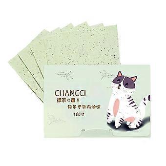 Facial Absorbent Paper 100 Sheets Oil Blotting Sheets With Fragrance
