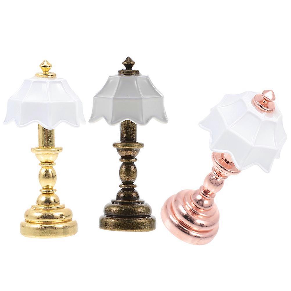 Micro Landscape Desk Lamp Mini Table Lamp for Decor 3Pcs Collection