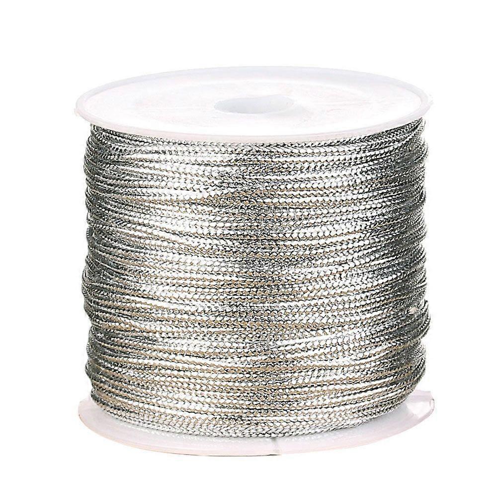 Wrapping Rope Silver Cloth 2Pcs 25m