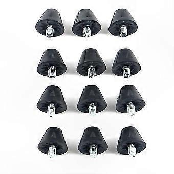 12 Pack Replaceable Track Cleats 13mm Long 5mm Screw Base Grip Inserts For Synthetic Turf Athletic Shoes