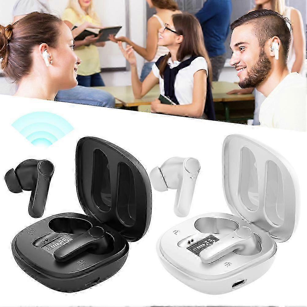 Language Translator Earbuds Multi Modes Two-way Translation Device compatible withTraveling