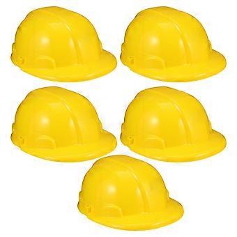5 piezas de juguete de sombrero de construcción duradero sombreros de fiesta divertidos juguetes de plástico para niños