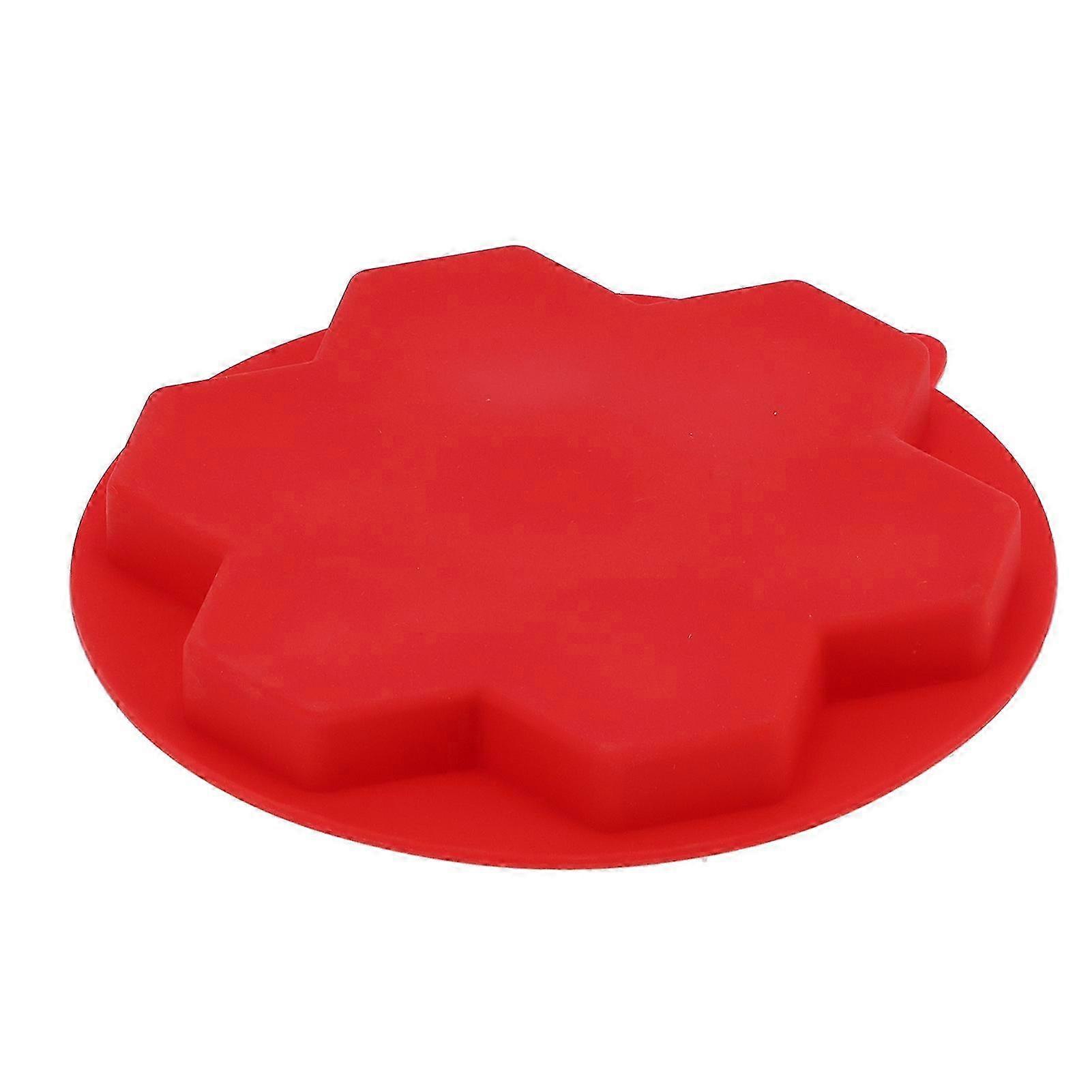 7Grid Hexagonal Burger Press Mold Silicone NonStick Cake Biscuits Maker Mold for Kitchen
