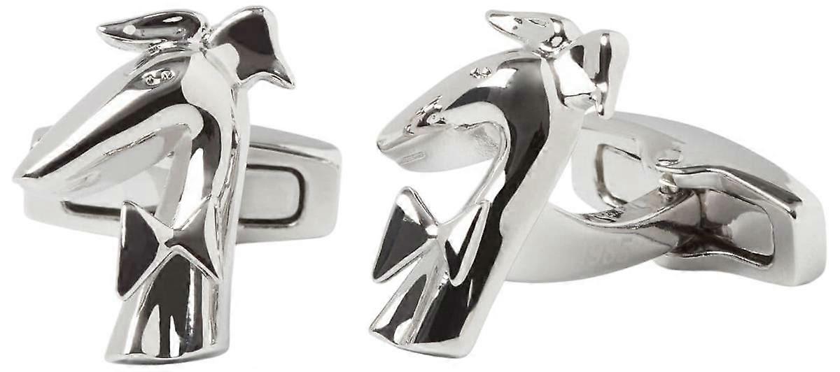Simon Carter 40th Anniversary 3D Gervaise Cufflinks - Silver