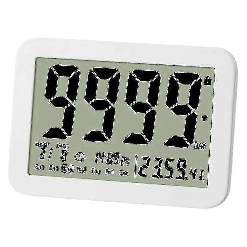 Electronic Countdown Timer Large Screen Digital Countdown 9999-Days Timer