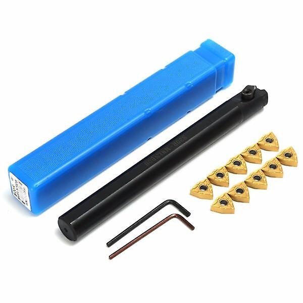 Lathe Turning Tool Boring Bar Holder With 10pcs Wnmg0804 Insert