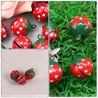Pet Necklace with Strawberry Pattern for Pets 10Pcs