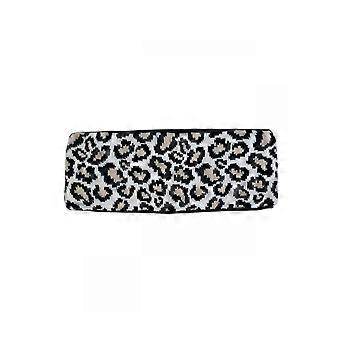FAERA Damen Stirnband Leoparden-Druck Winter Stylisch Elastisch