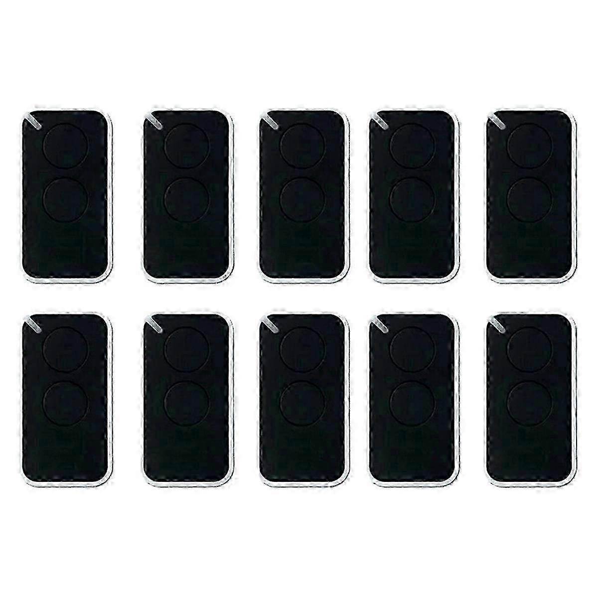 10pcs 433.92MHz 2-Channel Rolling Code Garage Remote Control, Compatible with NICE