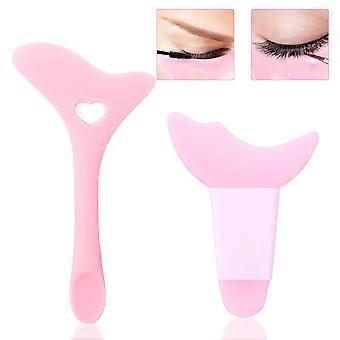 2PCS Reusable Eyeliner Stencil for Beginners - Time Saving Silicone Makeup Tool for Winged Styles