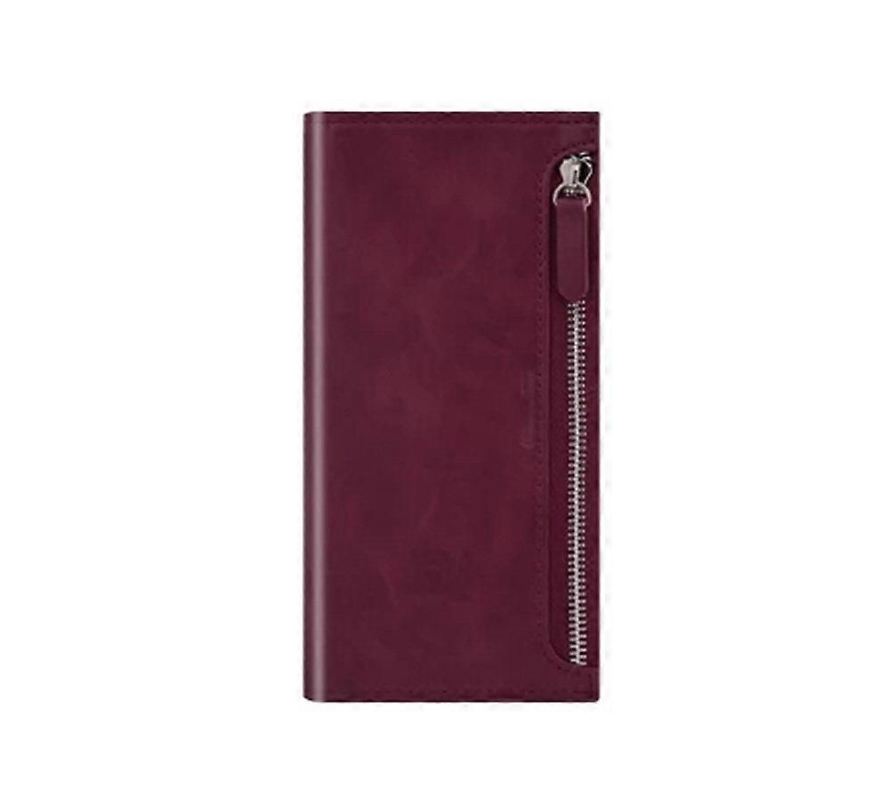 Case For iPhone 12 Mini in Bordeaux Molancano Pouch Zip