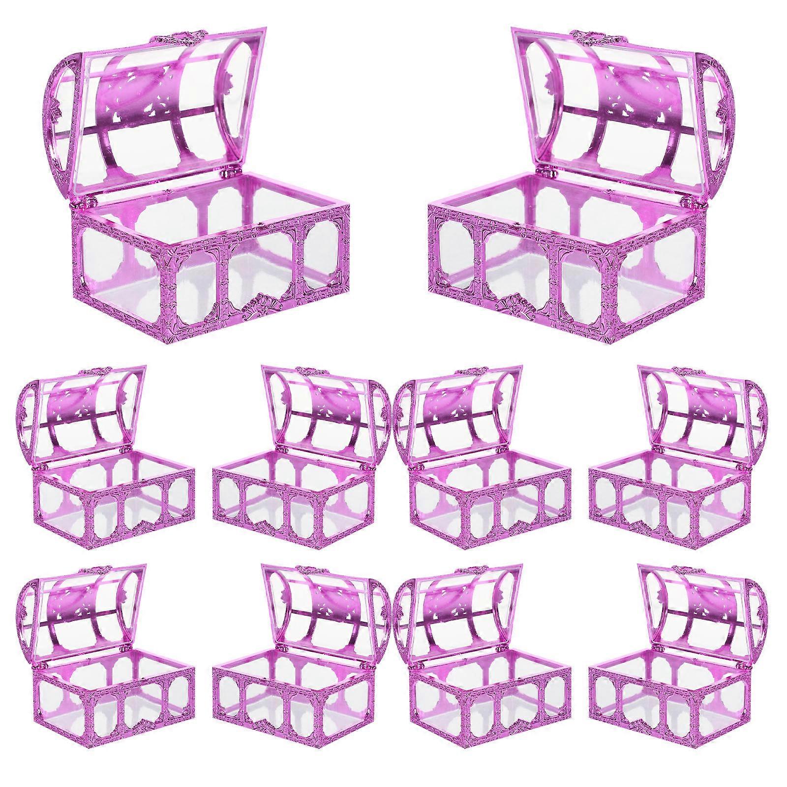 12pcs Candy Box Treasure Box Shape Candy Container Cookie Box Chocolate Packing Box