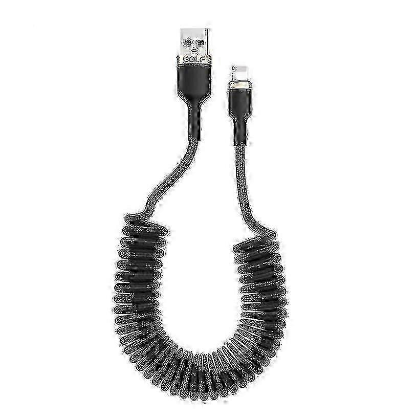 Car Data Cable, Spring Retractable Charging Cable