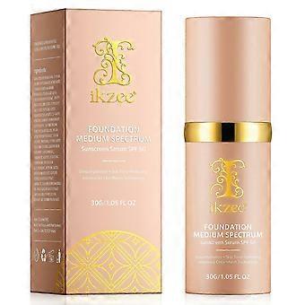 Foundation 4 in 1 with SPF 50+, Hydrating Color Changing Foundation Light Spectrum,Waterproof Foundation Create Natural Makeup