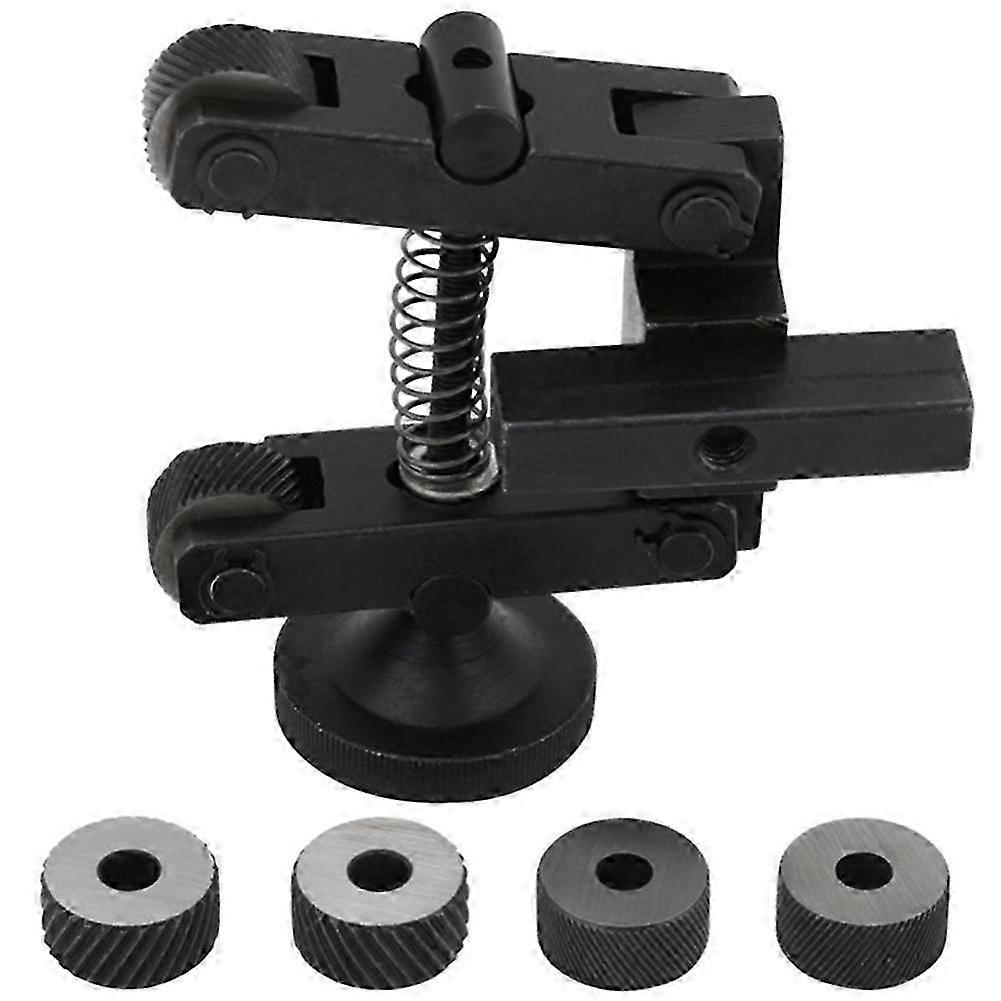 Knurling Tool Rack Knurling Device Adjustable Handle Pulley Lathe Tool