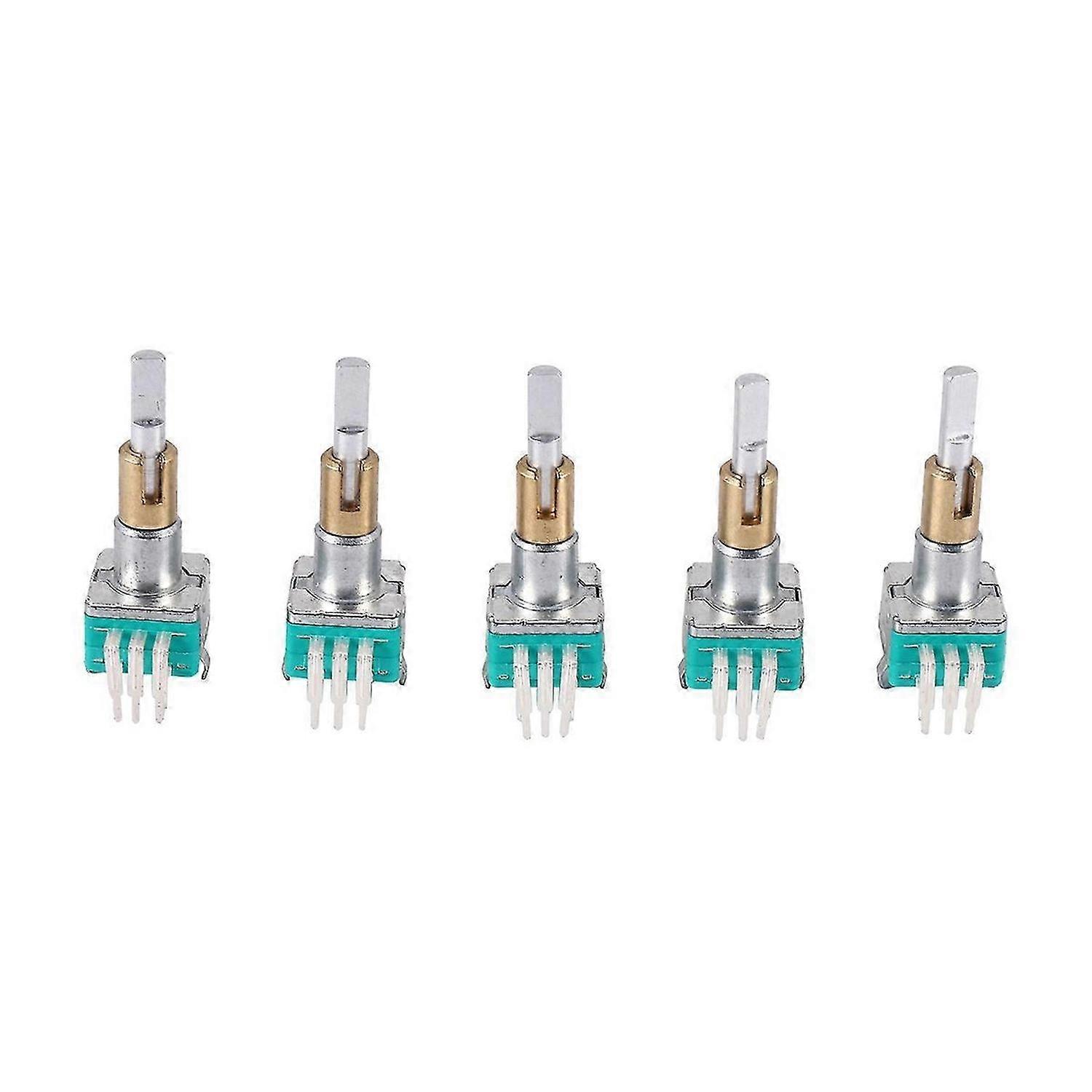 5PCS EC11EBB24C03 Dual Axis Encoder with Switch 25mm