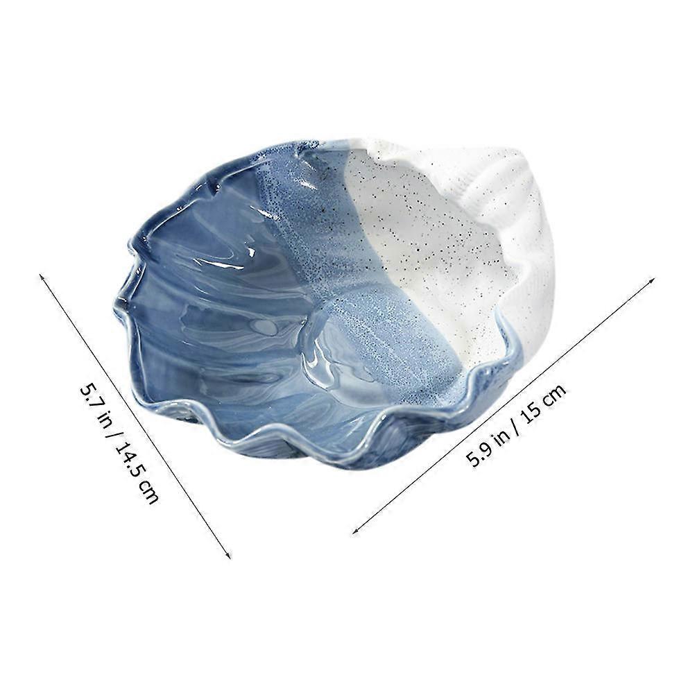 Ceramic Shell Storage Dish for Bracelet and Key Storage