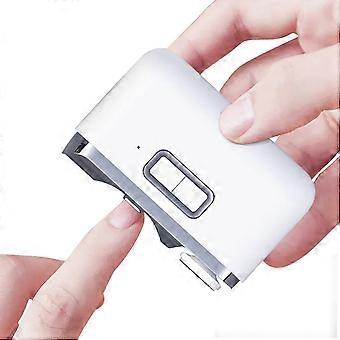 Cortadores de Unhas Elétricos 2-em-1, Cortadores de Unhas Elétricos com Lixa de Unhas e Armazenamento de Restos de Unhas e Luz LED para Bebês, Crianças, Adultos e Idosos
