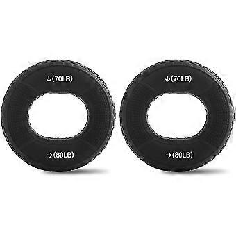 2 Pcs Hand Grip Strengthener, Grip Strength Trainer, Wrist Muscles Trainer for Finger Workout, Rock Climbing, Forearm & Grip Training, Stress Relief