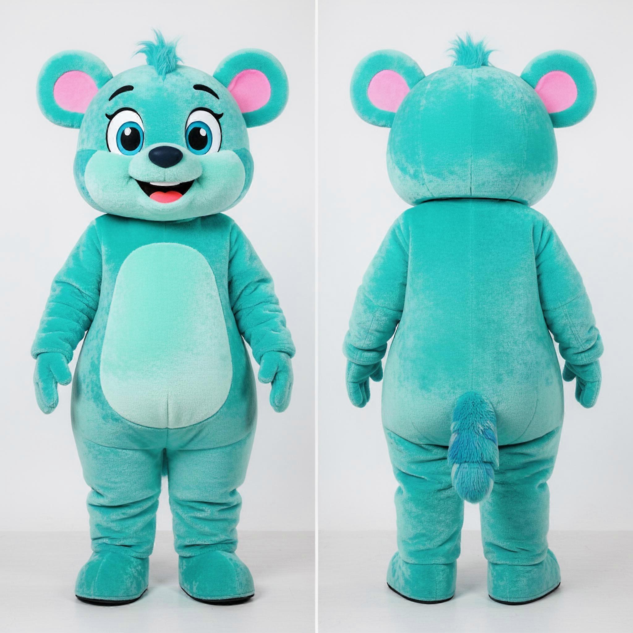 MASTICOT Turquoise Rounded But Mascot