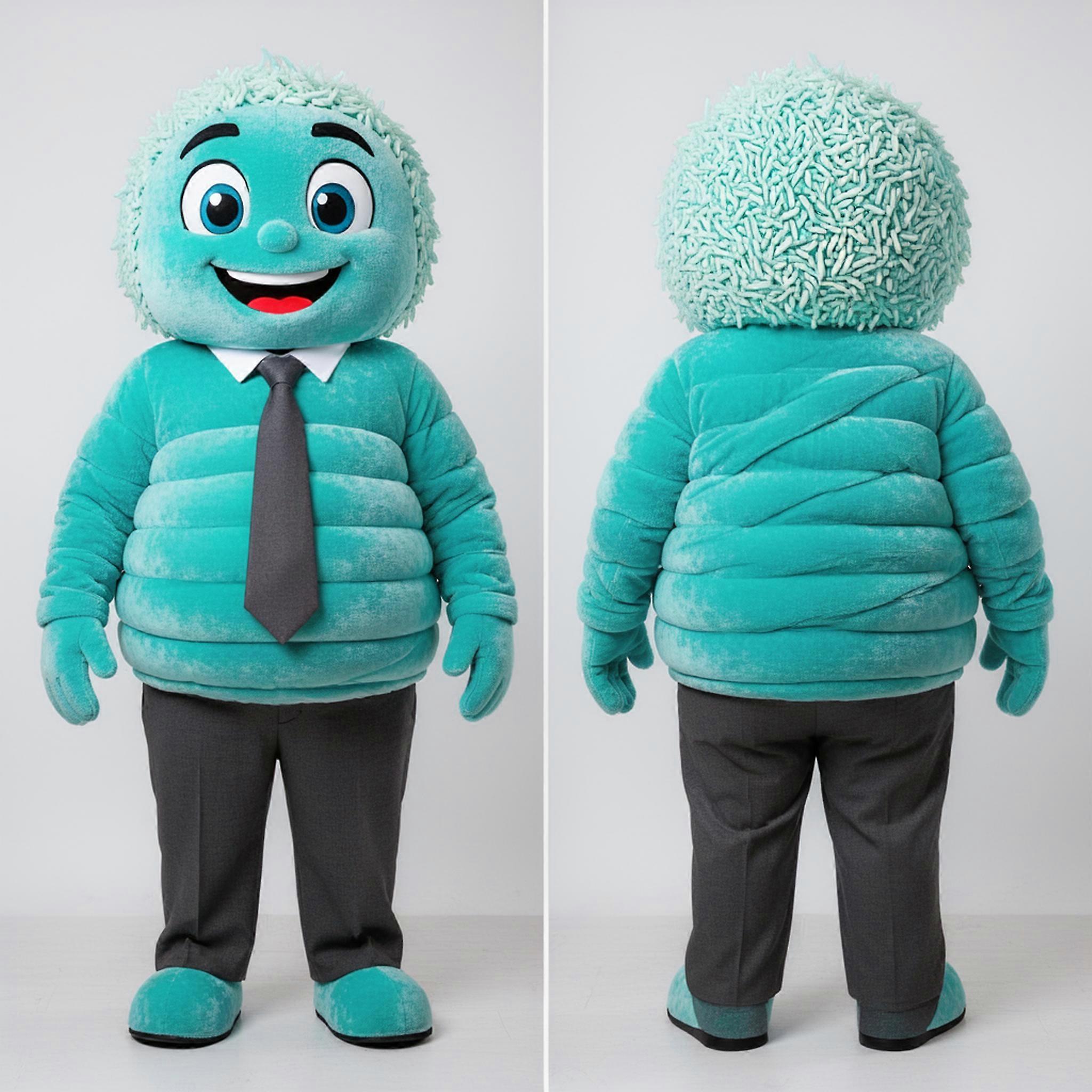 MASTICOT Turquoise Vibrant Biryani Mascot