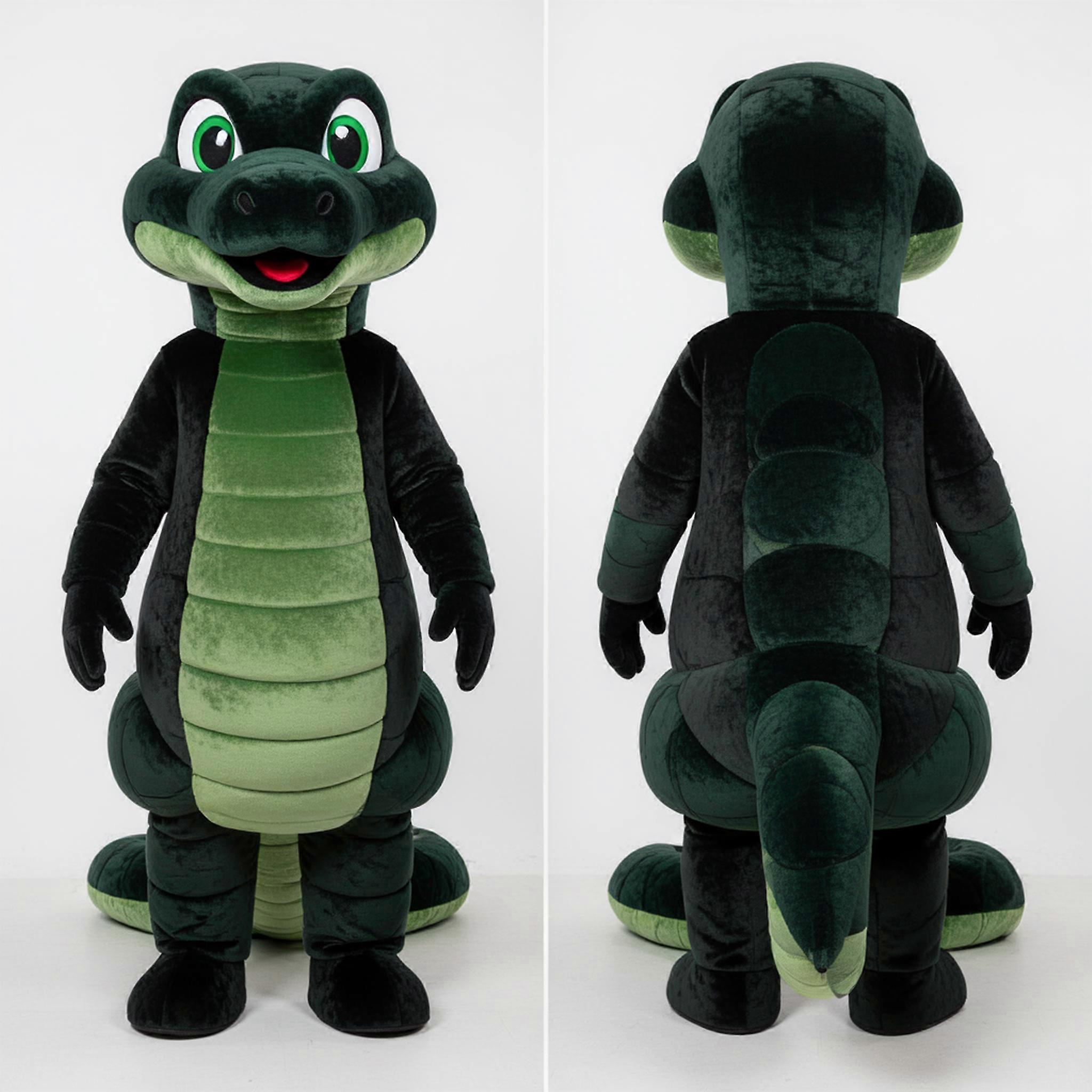 MASTICOT Emerald Green Broad Shouldered Anaconda Mascot