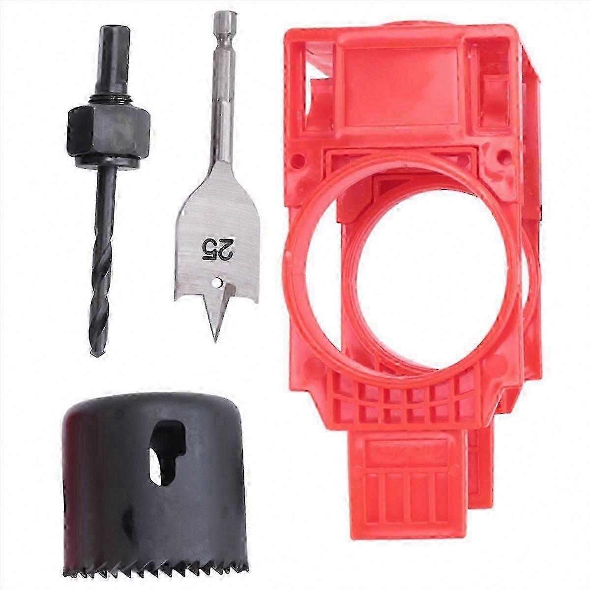 Deadbolt Lockset Installation Kit with Guide Template compatible with Door Locks