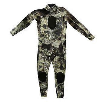Men's 3mm Neoprene Full Wetsuit with Back Zip Camo for Diving Surfing Snorkeling