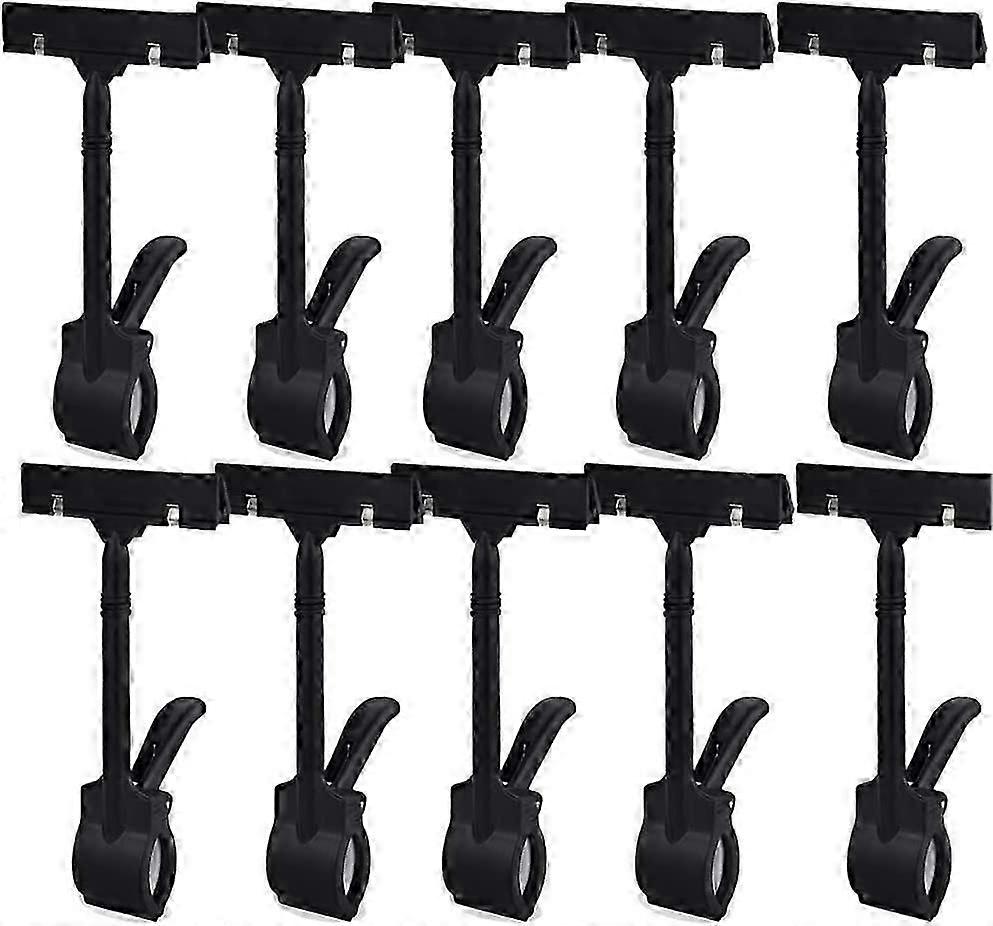 10 Pack Plastic Rotating Merchandise Sign Holders