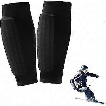 Ski Shin Pads, 1 Pair Breathable & Shockproof Protective Socks for Children, Leg Guards for Skiing, Football, Cycling, Climbing