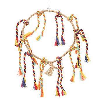 Bird Stand for Parrot Play 2Pcs Hemp Rope Cockatiel Swing Perch