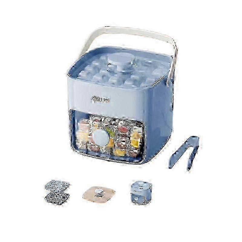 Countertop Ice Maker Machine with One-Touch Release Function Produces 48 Cubes