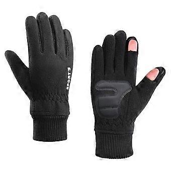 Winter Gloves With Touch Screen Design For Outdoor Riding And Warmth