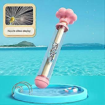Brinquedo divertido com jato de água em formato de fogos de artifício, esguichador de longo alcance para praia, piscina e atividades ao ar livre.