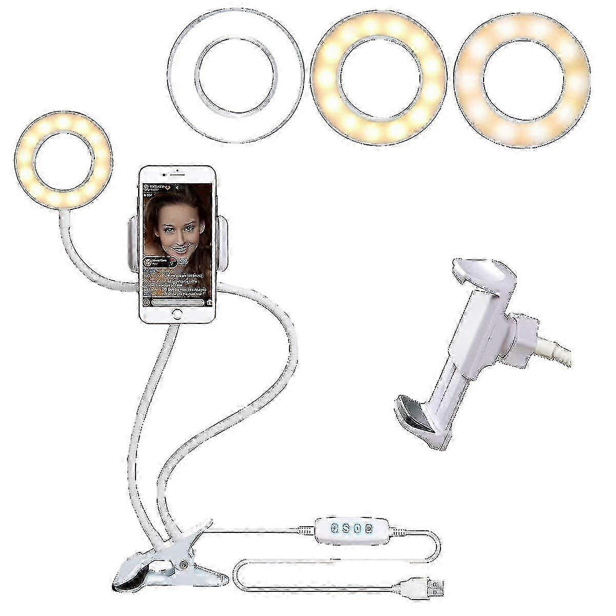 Selfie Light With Mobile Phone Holder 360